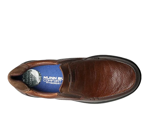 Nunn Bush Cam Men's Moc Toe Casual Slip on Shoes - Size: 15 Wide, Brown