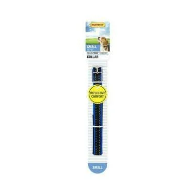 3unit Westminster Pet 7n32758 Ruffin' It Padded Small Reflective Dog Collar, Nylon, 10 - 16 inch