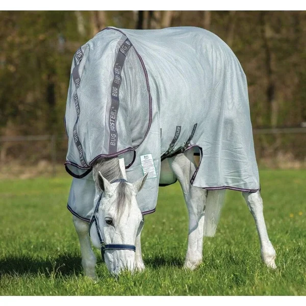 Amigo Bug Buster Vamoose Fly Rug - Silver/Purple/Mint