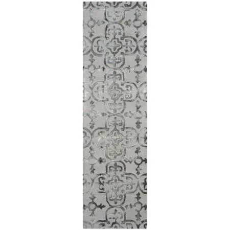 Ophelia & Co. Kinder Hand-Tufted Gray/Charcoal Area Rug