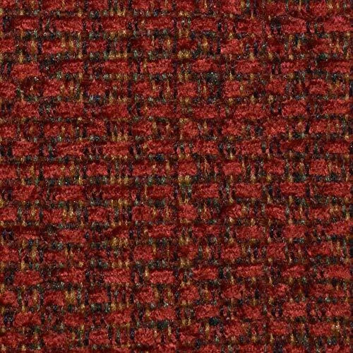 Klear Vu Tyson Extra Large Fabric Rocking Cushions Chair Pad Set Red