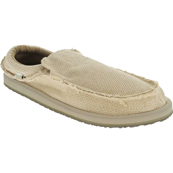 Sanuk Men's Chiba Hemp Shoes - Natural - 10