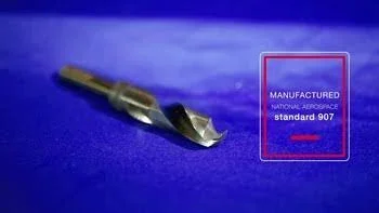 61/64x22 Reduced Shank Cobalt Drill Bit, 1/2x22 Shank, Drill America