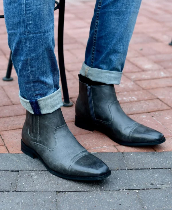 Vance Co. Grey Alex Boots
