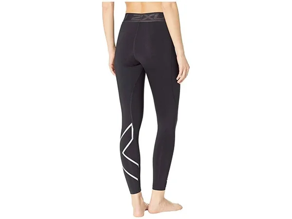 2XU Women's Thermal Compression Tights - Black/Silver - Large