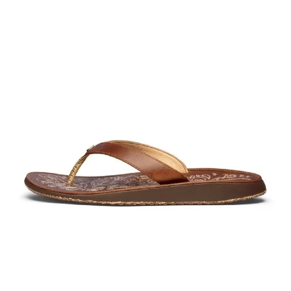 Olukai Women's Paniolo Sandals, 10, Natural/Natural