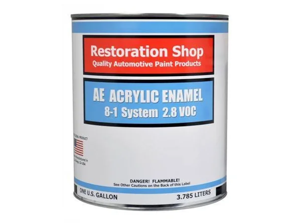 Grand Prix White Acrylic Enamel Single Stage Car Auto Paint Gallon Kit - Restoration Shop