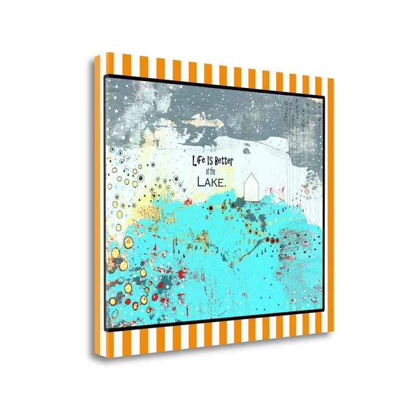 Tangletown Fine Art Life at The Lake by Sarah Ogren, Giclee Print on Gallery Wrap Canvas, 28x22 x 32