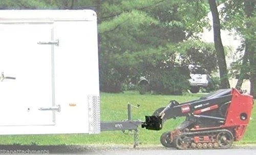 Titan Attachments Trailer Receiver Hitch Attachment Mini Skid Steer Toro Dingo Trmp