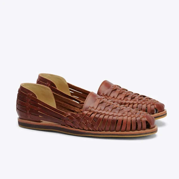 Nisolo Huarache Sandal Brandy - Size 8