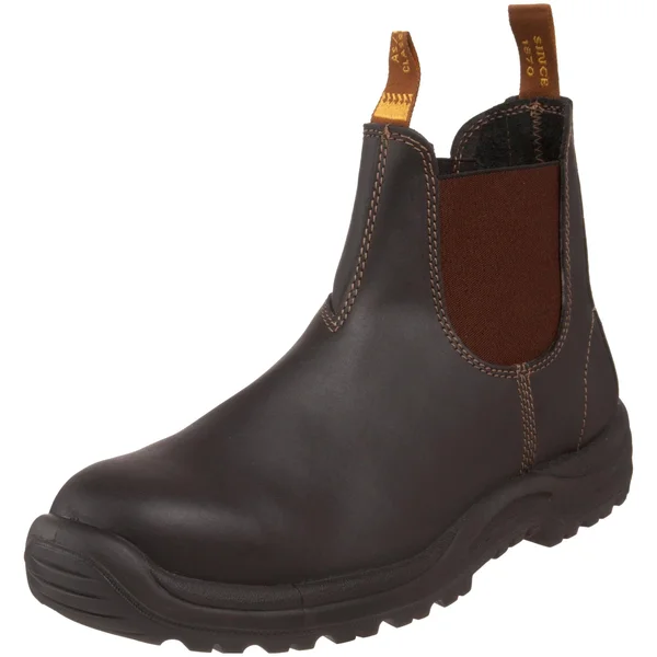 Blundstone Steel Toe Cap Work Boot 172 - Adult Unisex, Size: 12, Brown