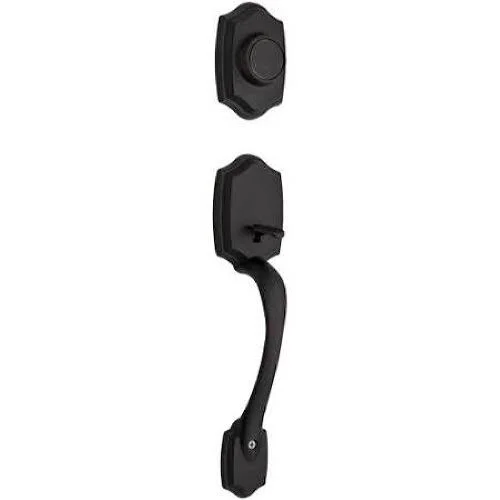 Kwikset 699BWLIP-26D Belleview Dummy Exterior Handleset, Satin Chrome