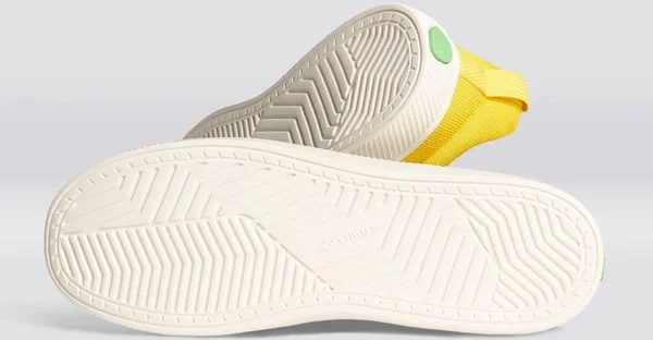Cariuma IBI Low Sun Yellow Knit Sneaker Women - Yellow