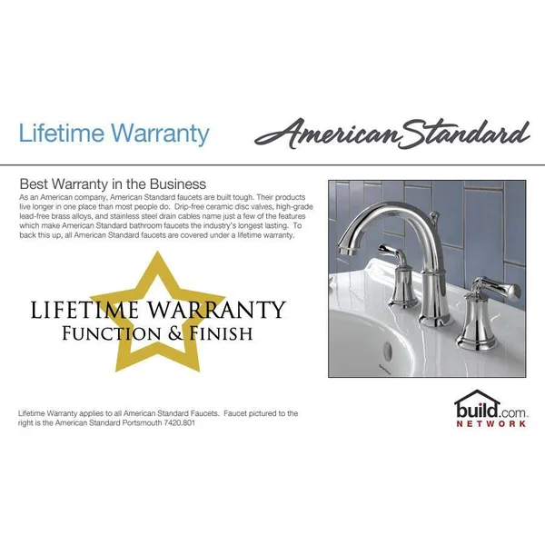 American Standard Colony Soft Centerset Lavatory Faucet Chrome