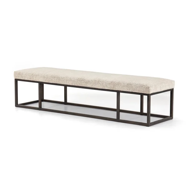 Four Hands Beaumont Bench, Plushtone Linen