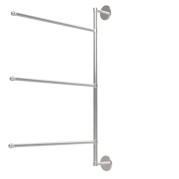 Allied Brass Prestige Skyline Collection 3 Swing Arm Vertical 28-in Towel Bar - Polished Chrome