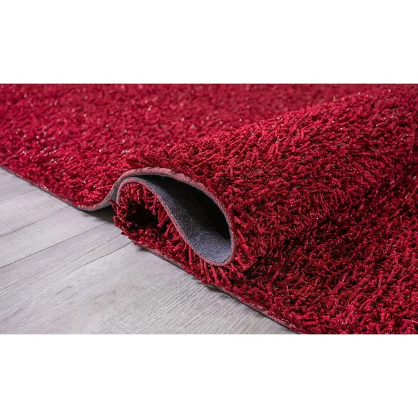 Global Furniture USA Camila Burgundy 8x10 Rug, Burgundy