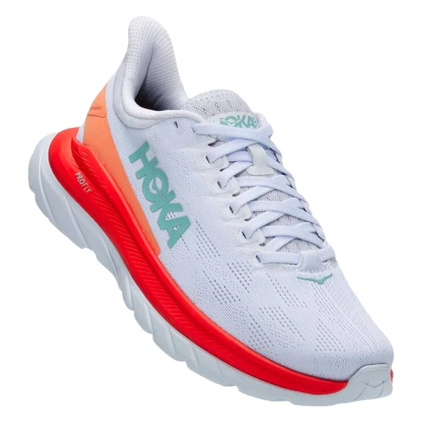 Hoka Women's Mach 4 White Fiesta, 10
