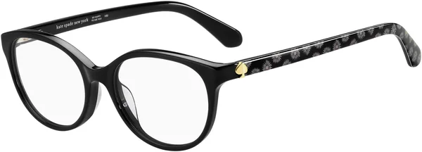 Kate Spade Briella Eyeglasses - 0TAY Black Pattern White