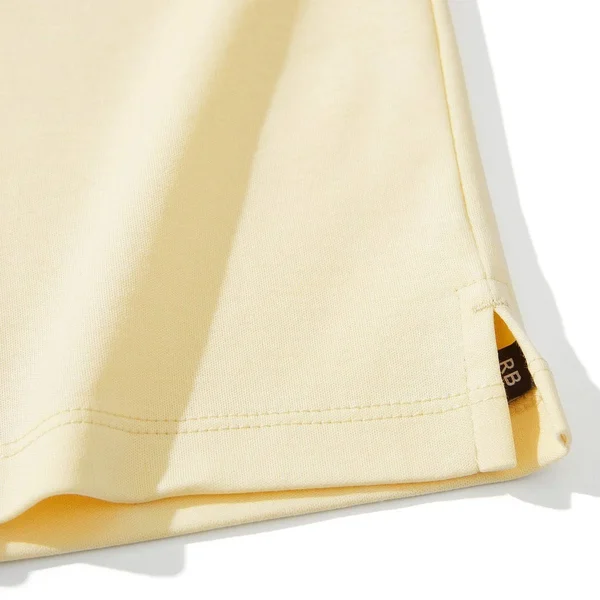 Georgia Crew Neck T-Shirt - M, Pale Yellow