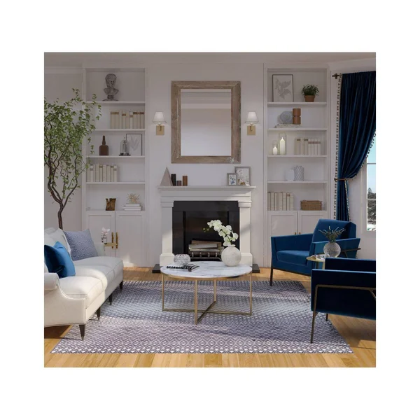 Abacasa Sonoma Merriam Chocolate and Ivory Viscose Area Rug