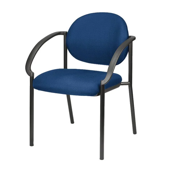 24x22 x 19.7x22 x 32.3x22 Navy Fabric Guest Chair