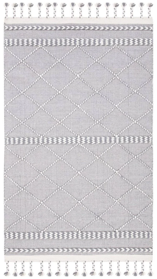Safavieh Casablanca Rug Collection CSB575F - Grey, Ivory - 3' x 5'