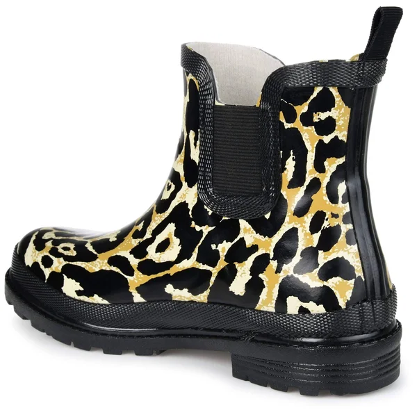 Journee Collection Women's Tekoa Rain Boot Black 6.5