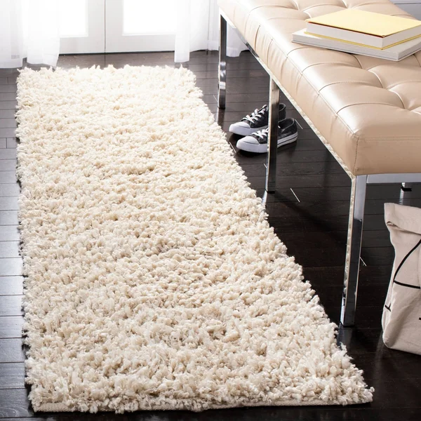 Safavieh Sheep Shag Silver 4 ft. x 6 ft. Area Rug