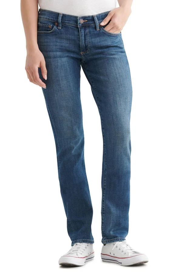 Lucky Brand Women's Sweet N Straight Jeans - Tanzanite - Size 30x32