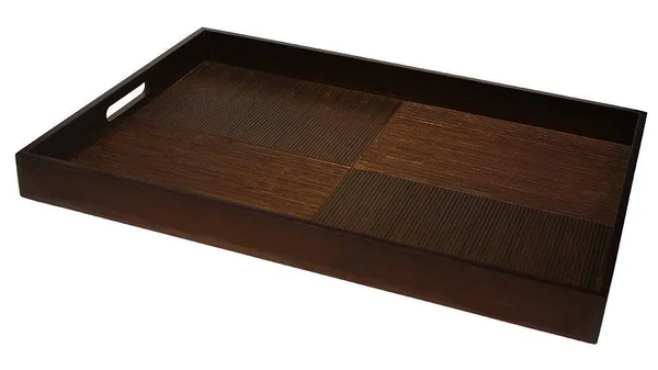 Simply Bamboo Extra Large (23 inch x 16 inch) Espresso Brown Bamboo Wood Rectangle Serving Tray
