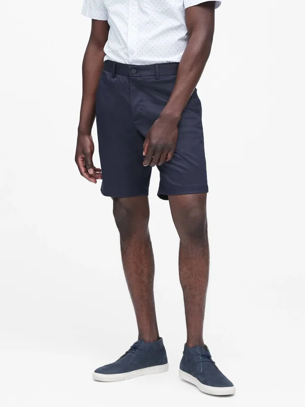 Banana Republic Men's 9x22 Slim Core Temp Short Navy Size 44W