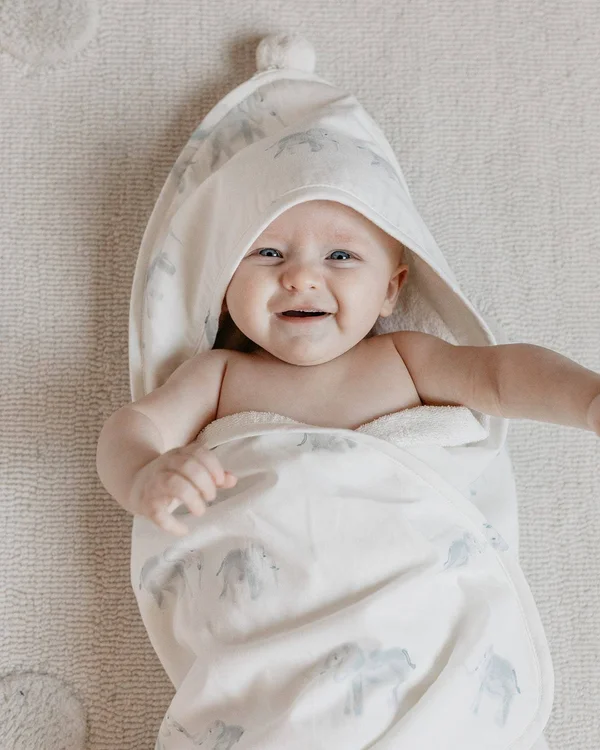 Hooded Towel Follow Me Lamb