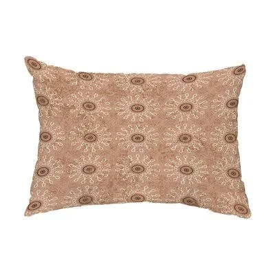 Shamavi Sun Tile Indoor/Outdoor Lumbar Pillow World Menagerie Color: Brown