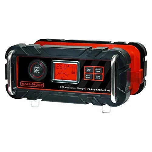 Black+decker BC25BD Fully Automatic 25 Amp 12V Bench Battery Charger/Maintainer