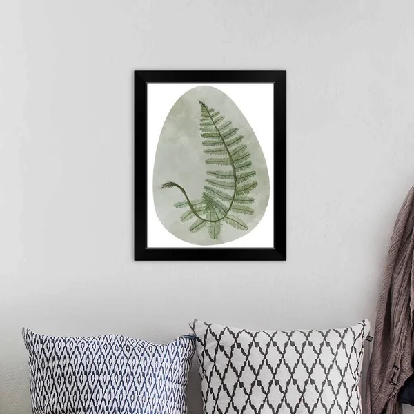 Icy Forest II - Black Framed Wall Art, 16x20, Great Big Canvas