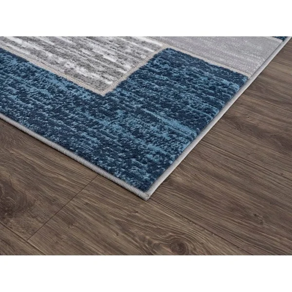 L&Baiet Verena Red Geometric 5 ft. x 7 ft. Area Rug SL973R57RED