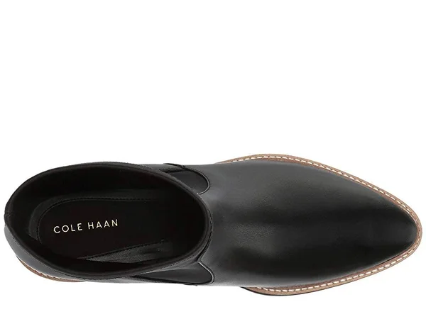 Cole Haan Go-To Leather Bootie, 5, Black