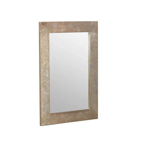 Best Selling Home Decor Charmaine 27.5-in L x 19.5-in W Antique Brass Framed Wall Mirror, 311820