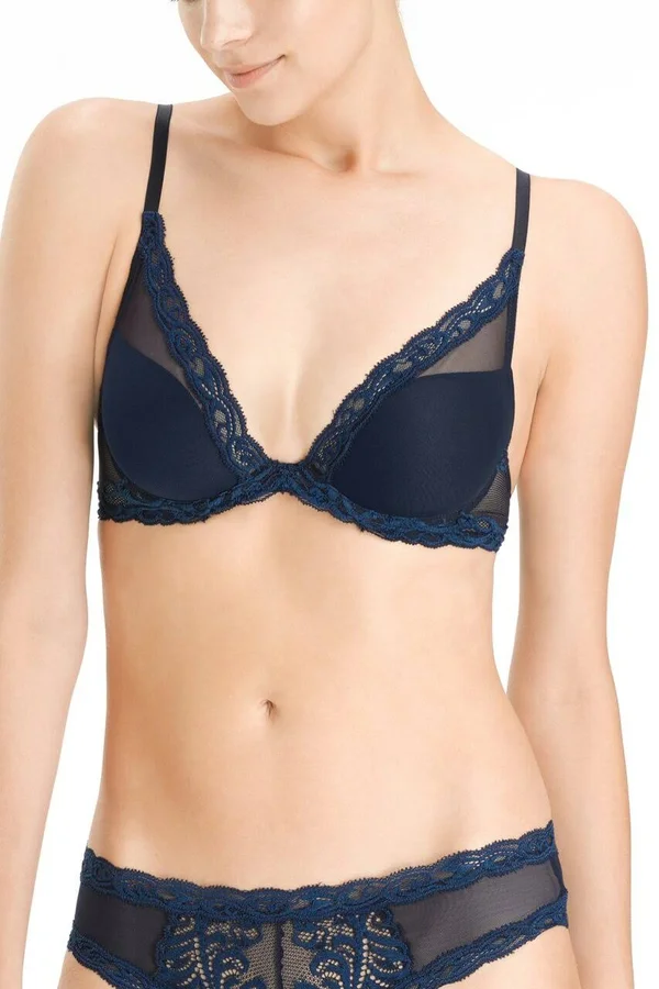 Natori Feathers Maternity Plunge Contour Bra - Womens, 32DDD, Black