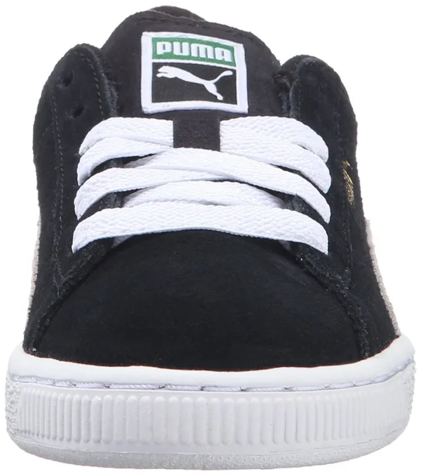 Puma Suede Little Kids& Shoes - Black/White, 13.5