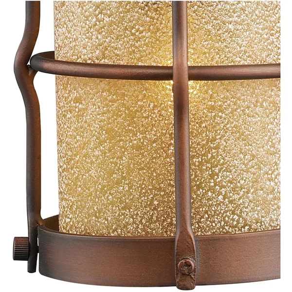 Elk Lighting 381-AC Rustica 1 Light Outdoor Wall Sconce in Antique Copper