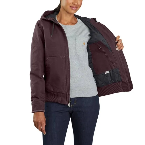 Carhartt Women's Washed Duck Active Jac - Xs - Dark Brown