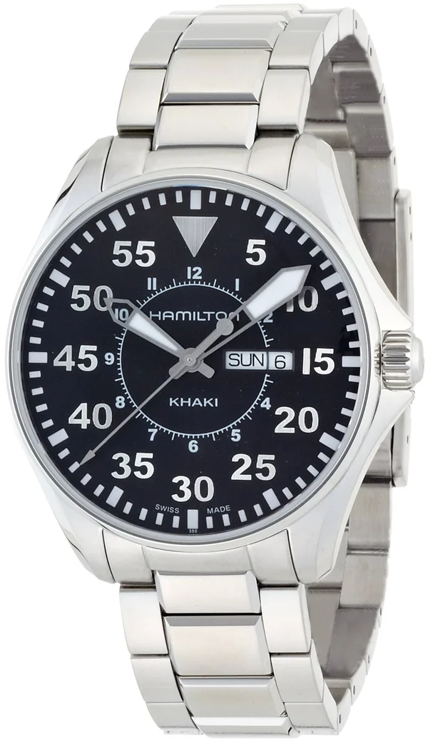 Hamilton Khaki Pilot Black Dial Men's Watch H64611135