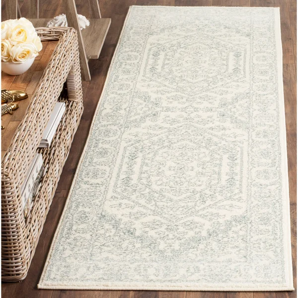 Safavieh 2&-6x22 x 20& Adirondack ADR108S Ivory - Slate Rug
