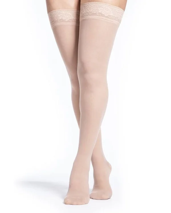 Sigvaris Eversheer Closed Toe Thigh High - 15-20 mmHg, Long, Medium