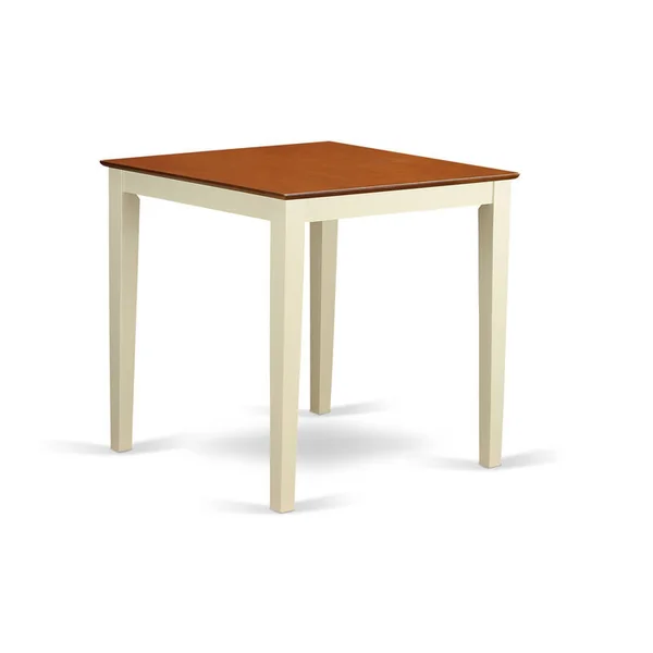 East West Furniture VNKE5-WHI-W 5 Piece High Table and 4 Bar Stools Set