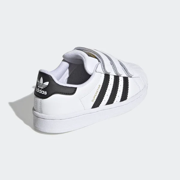 Adidas Little Kids& Originals Superstar Shoes: White/Black 11 - EF4838