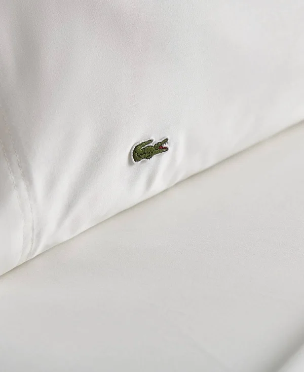 Lacoste Home Advantage Easy Care Sheet Set - Twin/XL - Deep Red