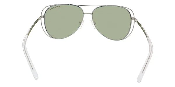 Michael Kors MK1024 Sunglasses - Shiny Silver - Tone (113725)